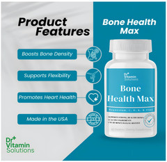 Bone Health Advanced Calcium Magnesium Vitamin D3 Joint Support Strong Bones 60T