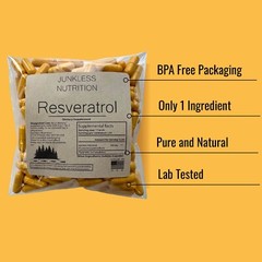 Resveratrol Maximum 500 MG Strength Natural (500 CAPSULES) AntiAging Antioxidant