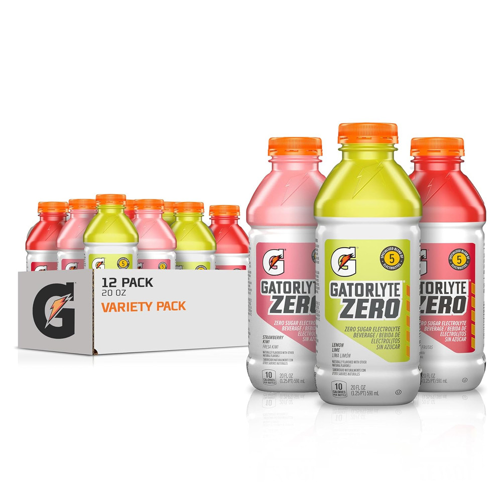 Gatorlyte Zero Rehydration Electrolyte Drink, 3 Flavor Variety Pack, Specialized