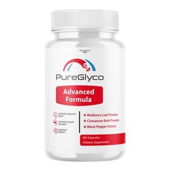 PureGlyco Blood Sugar Support Supplement Capsules Natural 1 Pack 60Ct