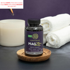 Magnesium Supplement L-Theanine Capsules Mood, Sleep & 90 Count (Pack of 1)