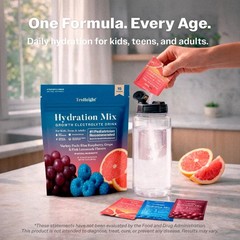TruHeight Hydration Mix Growth Electrolyte Drink Variety Pack 15 Packets – New