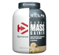 Dymatize Super Mass Gainer Protein Powder, Gourmet Vanilla, 6 lb, 52g Protein