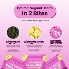 NEW LUXRY Kitty Queen Slippery Kitty – Feminine Probiotic + Moisture Gummies