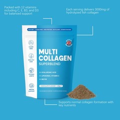 Improved Elavate CHOCOLATE 220g Multi Collagen Superblend Elevate Sealed Collage
