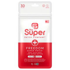 Super Patch FREEDOM Pain Relief Patches 30-Pack Drug-Free 24-Hour Aches Joints