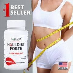 HALLDIET FORTE – Weight & Diet Management Support – Appetite Control – 60 Caps