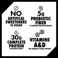 30G Protein Shake, Mocha Latte, Shelf Stable, 12 Fl Oz, 4 Count Bottles