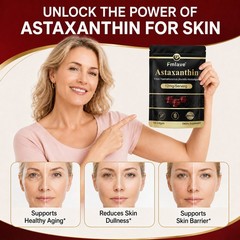 Natural Astaxanthin 12mg Vegan 120 Softgels – Antioxidant Eye Joint Skin Health