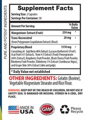 antioxidant – MANGOSTEEN EXTRACT – Acai, Noni, Pomegranate, and Goji 3 Bottles