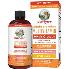 MaryRuth’s Liquid Multivitamin + Hair Growth-Clinically Tested for Thicker Hair