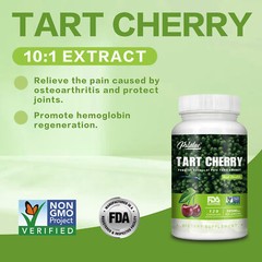 Tart Cherry 10500mg – Promote Healthy Brain Function and Support Heart Health