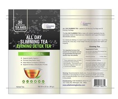 All Day Slimming Tea For Weight Loss – All Natural 30 Days Detox Tea That Fla…