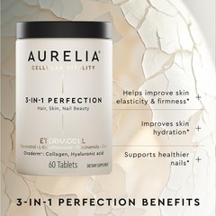 Aurelia 3-In-1 Cellular Anti-Aging Collagen Hair Skin Zinc Resveratrol
