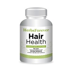 Hair Health (For Support Hairs) (Herbal Supplement) 120 Vege Capsules,800mg Each