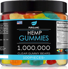 Gummies for Stress & Relaxation – 1M – Delicious Natural Fruit Flavors – 100Ct
