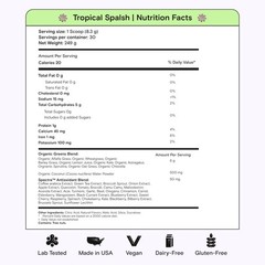 Organic Super Greens Powder with Spirulina & Chlorella – Gut Health, Energy Boos