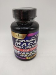 Organic Cadane Horny Goat Weed Panax Ginseng Maca Ashwagandha & More Exp 11/2026