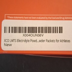 XCD LMTS Strawberry Electrolyte Drink Mix Powder Hydration Energy 200g