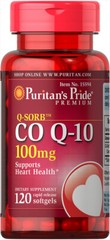 Puritan’s Pride Q-SORB Co Q-10 100 mg – 120 Rapid Release Softgels