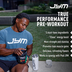 Pre JYM Strawberry Kiwi Pre Workout Powder – Bcaas, Nootropics, Creatine HCI, Ci