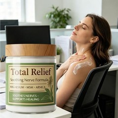 Total Relief Comfort & Relief Cream Magnesium & MSM & Arnica Soothing Skin Cream
