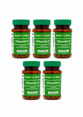 People’s Choice Vitamin E 30 Softgels 5 Pack Immune Health Support