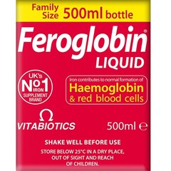 Organic Feroglobin Liquid 500ml – Iron Supplement, Boost Energy & Immunity