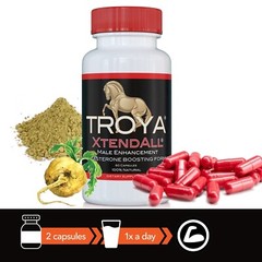 Troya Xtendall Premium Test Booster for Men – Enhances Energy, Stamina, Strength