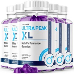 (5 Pack) Ultra Peak XL Gum Advanced Male Support Vitamin UltraPeakXL 300 Gummies