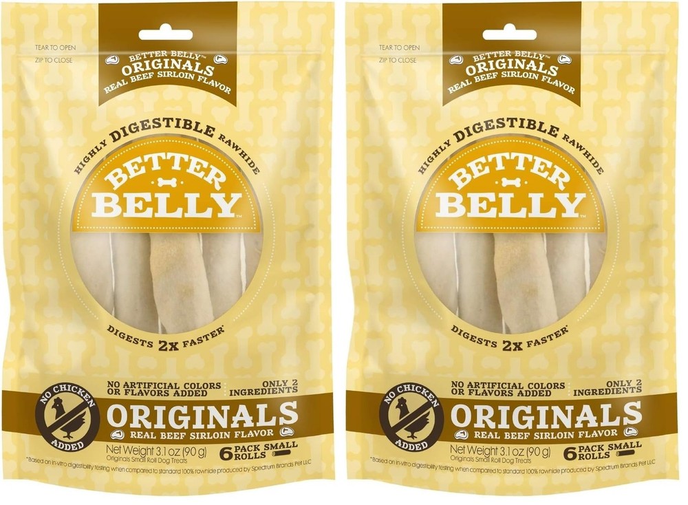 Better Belly Roll, Beef Sirloin, 3.1 Oz (Pack of 2) 1 Count (Pack of 12)