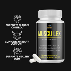 Muscu Lex – Prostate Support- 4 Bottles- 240 Capsules