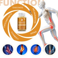 GLUCOSAMINE CHONDROITIN MSM CAPSULES TRIPLE STRENGTH JOINT SUPPORT 120 CAPSULES