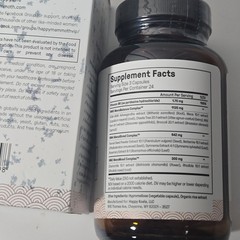 Happy Mammoth Hormone Harmony Dietary Supplement 72 Capsules Sealed Exp 02/2027