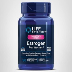 Estrogen Support for Women – Relieves Hot Flashes & Night Sweats, Non-GMO, 30 Ta