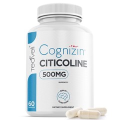Cognizin Citicoline- 500mg CDP Choline Supplement 60 Servings