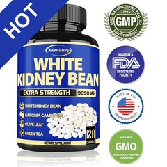 White Kidney Bean 120cps -Green Tea – Block Carbohydrates, Cleanse, Weight Loss