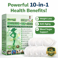 Moringa Berberine 10-in-1 Advanced Nano Microneedle Patch (7pcs/box)
