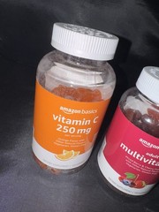2 PACK Amazon Basics Adult Gummies Multivitamin and Vitamin C 250mg EXP 03/27