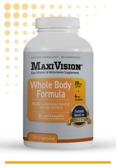 MaxiVision Whole Body Formula – 120 Capsules – Original Manufacturer!