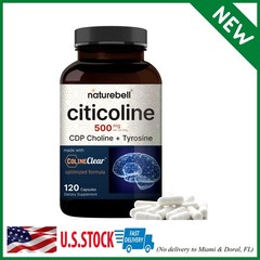 Citicoline Supplements, CDP Choline, Citicoline 500Mg plus Tyrosine 50Mg per Ser