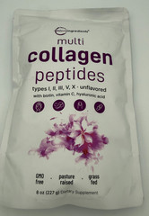 Micro Ingredients Multi Collagen Peptides Powder 8 oz Exp 02/2028 Brand New