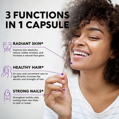 Biotin with Collagen & Keratin 15,000mcg For Hair,Skin,Nails,Joints Vitamins
