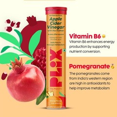THE PLANT FIX Apple Cider Vinegar Effervescent Tablet -Orange (Pack of 4)