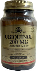 Solgar Ubiquinol 30 Softgels Dietary Supplement 200mg EXP: 11/26 (New/Unused)