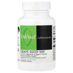 2 X DaVinci Laboratories, Grape Seed-100, 100 mg, 90 Capsules