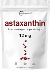 1 PACK Astaxanthin 120 Softgels 12mg – Supports Eye Health and Joint Health