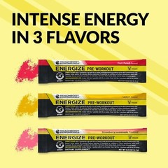 Energize Pre Workout Powder – Beta-Alanine, Quercetin & Low-Dose Caffeine ⭐️⭐️⭐