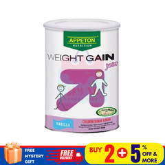 1 Tins APPETON Weight Gain Junior Vanilla With L-ProteMAX 450g