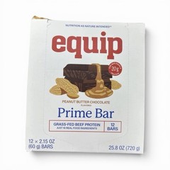 Equip Prime Protein Bars Peanut Butter Chocolate 12 Pack – Ships Next Day!
